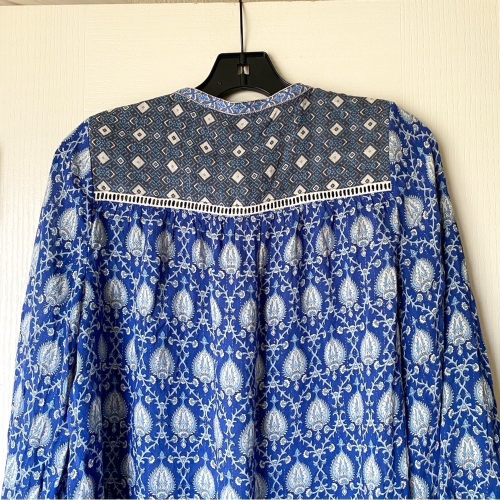 Spell & The Gypsy Collective Oracle Blouse Indigo Blue Boho Bohemian Small EUC - Picture 6 of 8
